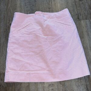 GRACE PINK AND WHITE STRIPE CASUAL SKIRT